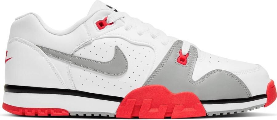 Nike Cross Trainer Low Mannen sneakers White Lt Smoke Grey-Black-Bright Crimson