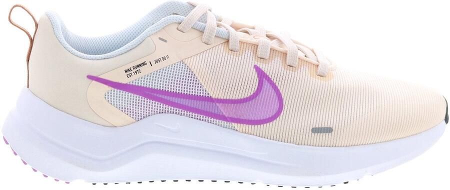 Nike Downshifter 12 Hardloopschoenen Guava Ice Pure Platinum Amber Brown Rush Fuchsia Wit Bruin Downshifter Hardlopen Dames