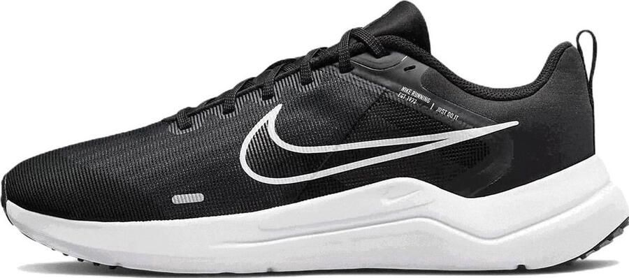 Nike Downshifter 12 Next Nature hardloopschoenen zwart wit grijs - Foto 7