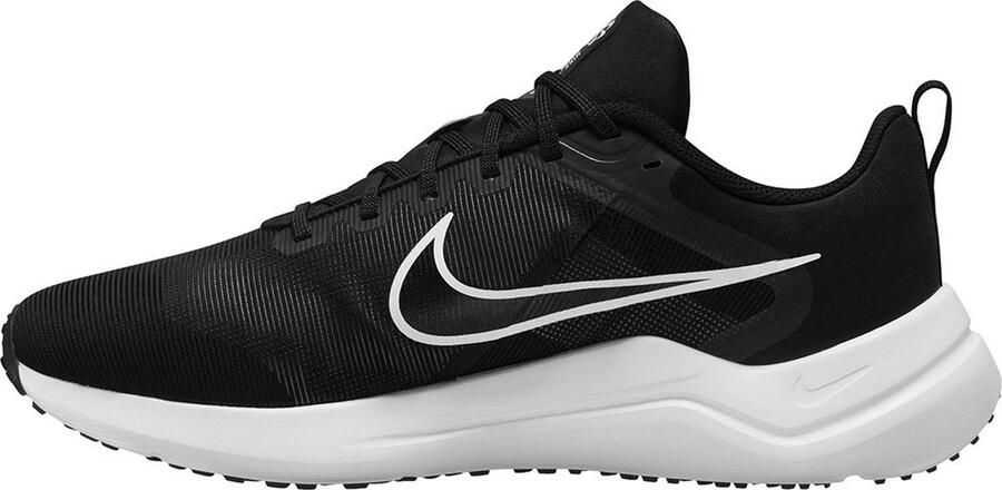 Nike Downshifter 12 Next Nature hardloopschoenen zwart wit grijs - Foto 5