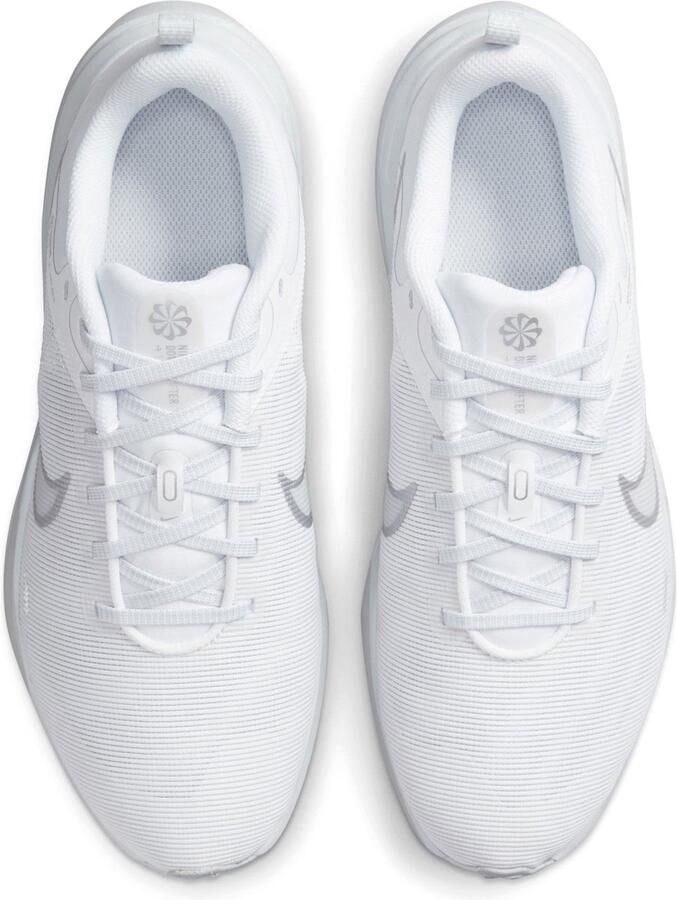 Nike Downshifter 12 Hardloopschoenen voor dames (straat) Wit - Foto 4