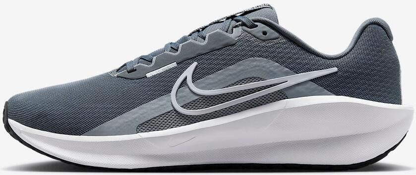 Nike Downshifter 13 Hardloopschoenen Cool Grey White-Wolf Grey Grijs Wit Downshifter Hardlopen Heren Hardloopschoenen voor Mannen