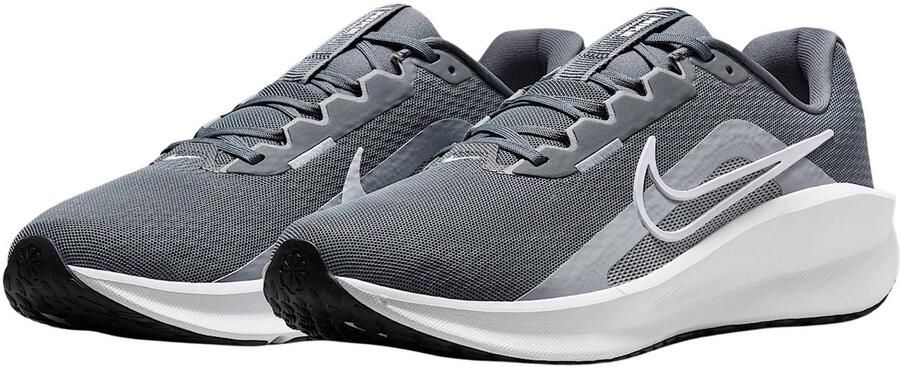 Nike Downshifter 13 Hardloopschoenen Cool Grey White-Wolf Grey Grijs Wit Downshifter Hardlopen Heren Hardloopschoenen voor Mannen
