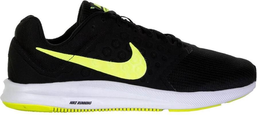 Nike Downshifter 7 Hardloopschoenen Heren Hardloopschoenen Mannen zwart geel