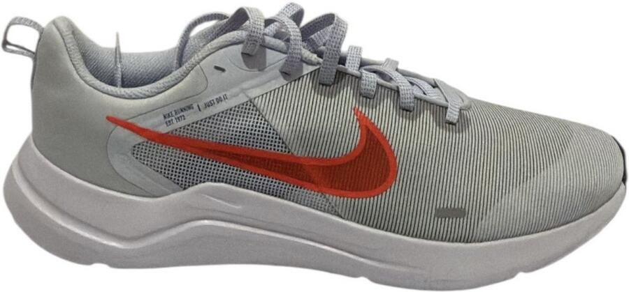 Nike Downshifter 12 Hardloopschoen voor heren(straat) Football Grey Concord White Bright Crimson - Foto 3