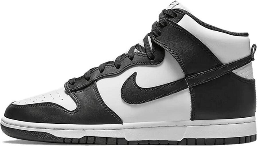 Nike Dunk Hi Retro Panda White Black-University Red DD1399 - Foto 3