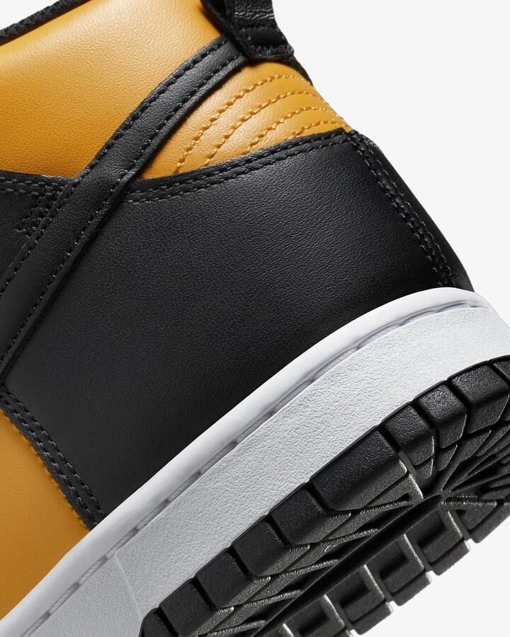 Nike Dunk Hi Retro University Gol Black White - Foto 4