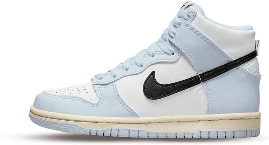Nike Dunk High Kinder Sneakers Leer Wit Licht Paars - Foto 3