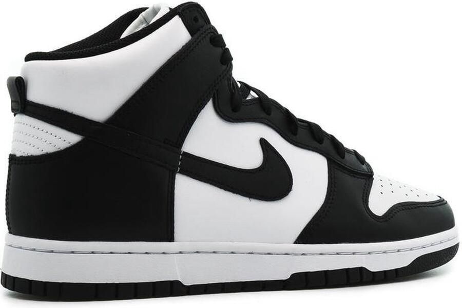 Nike Dunk High Retro Panda White Black-University Red DD1399 105 zwart wit hoge sneakers unisex - Foto 2