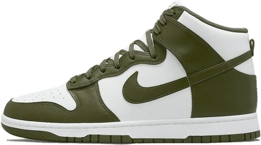 Nike Dunk High 'Cargo Khaki' (GS) DB2179-105 khaki -groen wit sneakers hoog unisex