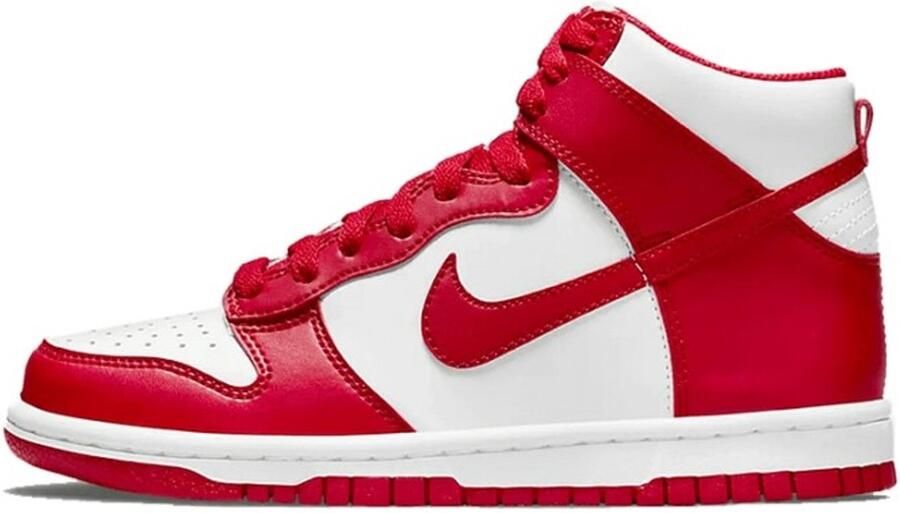 Nike Dunk High Championship White Red Sneakers Unisex - Foto 2