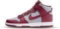 Nike Dunk High Dark Beetroot DD1399-600 bordeaux rood lichtgrijs hoge sneakers unisex - Rood