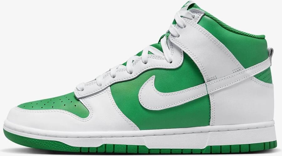 Nike Dunk High ''Pine Green Sneakers Unisex Wit Groen