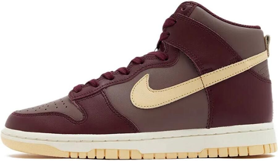 Nike Wmns Dunk High Basketball Schoenen plum eclipse pale vanilla night maroon maat: 40 beschikbare maaten:36.5 37.5 38.5 39 40.5 41 42 - Foto 2