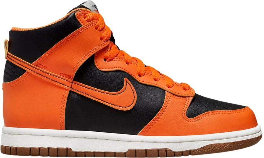 Nike Dunk High 'Safty Orange' (GS) DB2179-004 oranje zwart sneakers hoog