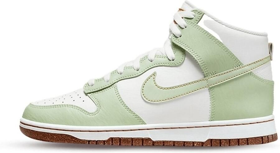 Nike Dunk High SE Honeydew Inspected By Swoosh