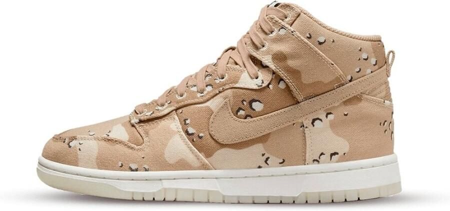 Nike Dunk High Damesschoenen 37.5 Hemp Sail Velvet Brown Light Soft Pink - Foto 3