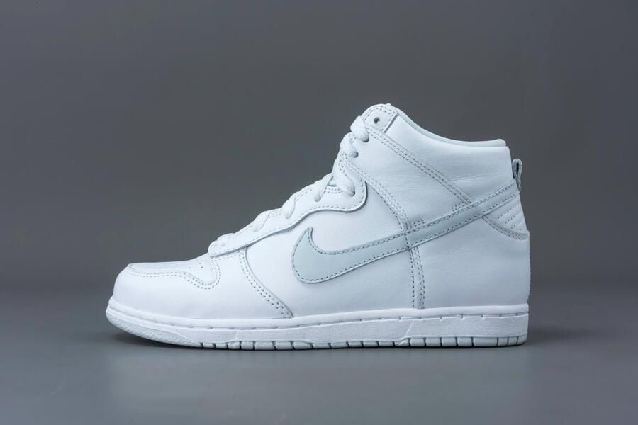 Nike Dunk High SP Wit Pure Platinum Wit Dunk Lifestyle Kinder Sneakers voor en - Foto 2