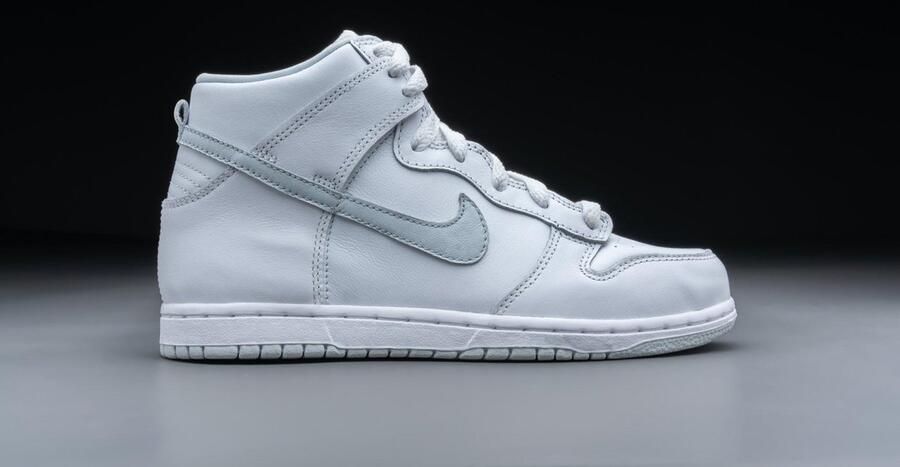 Nike Dunk High SP Wit Pure Platinum Wit Dunk Lifestyle Kinder Sneakers voor en - Foto 11