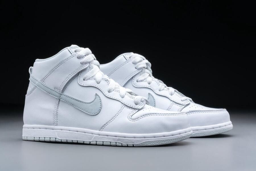 Nike Dunk High SP Wit Pure Platinum Wit Dunk Lifestyle Kinder Sneakers voor en - Foto 3