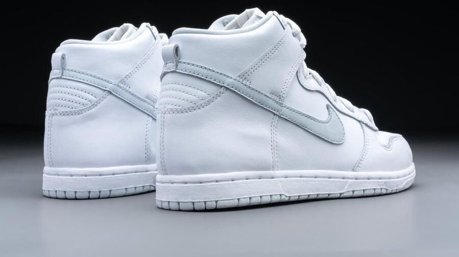 Nike Dunk High SP Wit Pure Platinum Wit Dunk Lifestyle Kinder Sneakers voor en - Foto 10