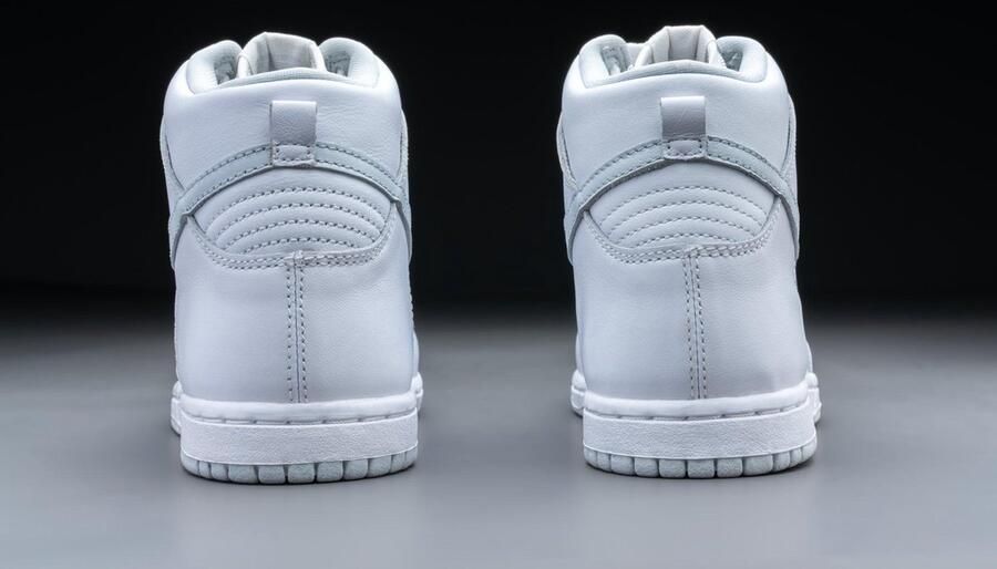 Nike Dunk High SP Wit Pure Platinum Wit Dunk Lifestyle Kinder Sneakers voor en - Foto 7