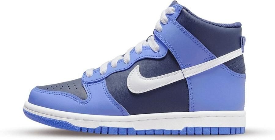 Nike Dunk Hoog Unisex Sneaker Blauw Doos Zonder Deksel - Foto 2