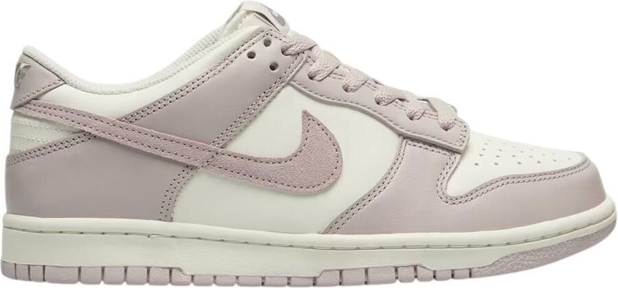 Nike Dunk Low Kinderschoen Unisex Wit Roze Doos zonder deksel - Foto 2