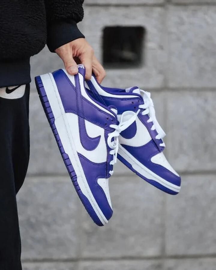 Nike Dunk Low Retro Court Purple Sneakers nen Wit Paars - Foto 2