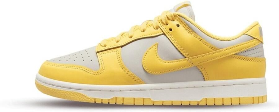 Nike Dunk Low Dames Sneaker Grijs Geel Doos zonder deksel - Foto 2