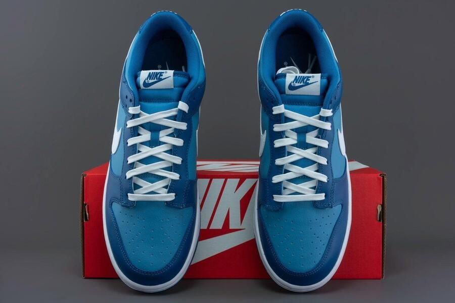 Nike Dunk Low Dark Marina Blue DJ6188-400 DARK MARINA BLUE Schoenen - Foto 3