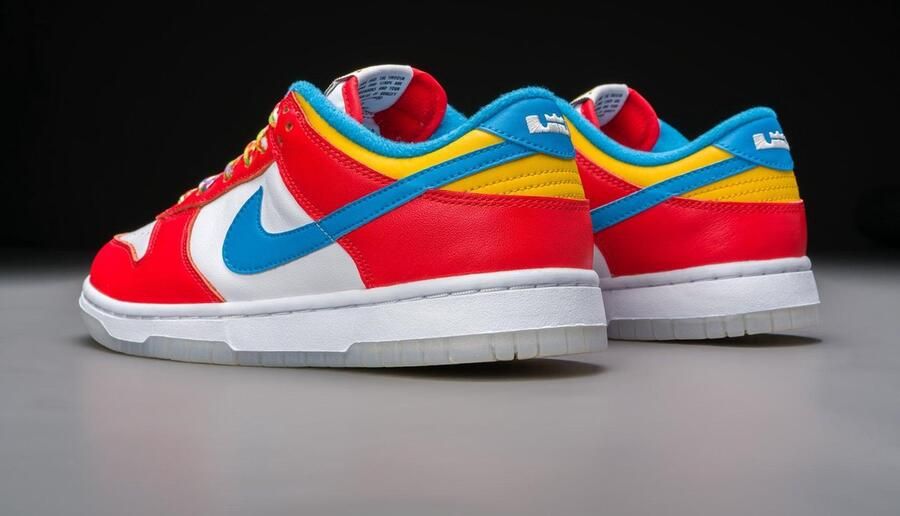 Nike Dunk Low QS LeBron James Fruity Pebbles DH8009-600 Kleur als op foto Schoenen - Foto 6