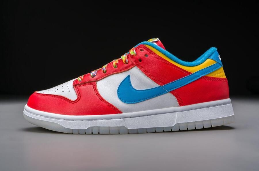 Nike Dunk Low QS LeBron James Fruity Pebbles DH8009-600 Kleur als op foto Schoenen - Foto 4