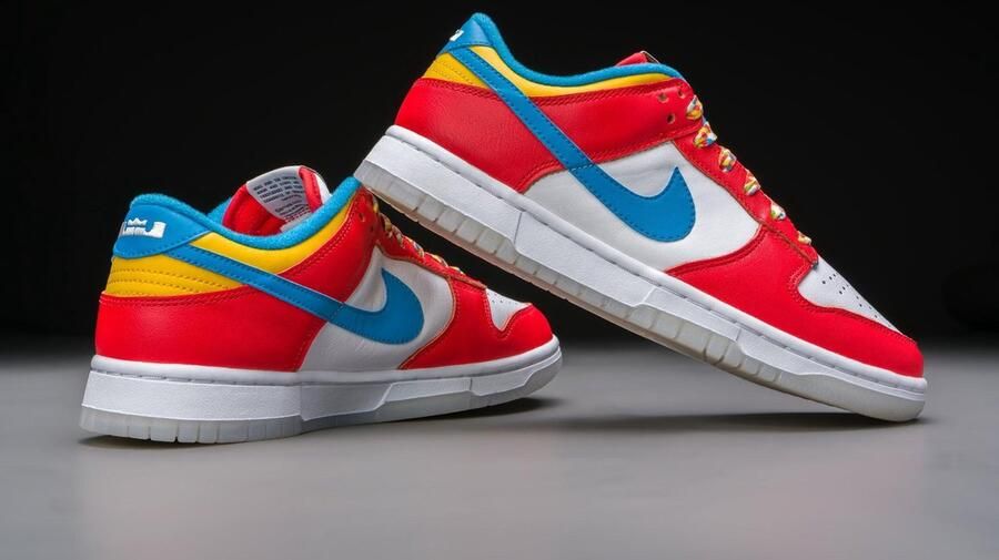 Nike Dunk Low QS LeBron James Fruity Pebbles DH8009-600 Kleur als op foto Schoenen - Foto 8