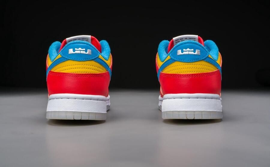 Nike Dunk Low QS LeBron James Fruity Pebbles DH8009-600 Kleur als op foto Schoenen - Foto 5