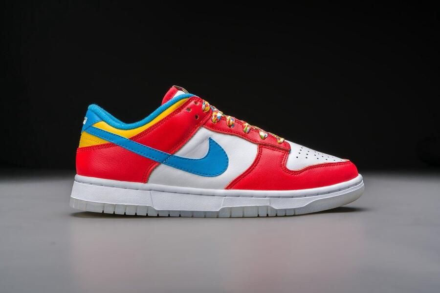 Nike Dunk Low QS LeBron James Fruity Pebbles DH8009-600 Kleur als op foto Schoenen - Foto 3