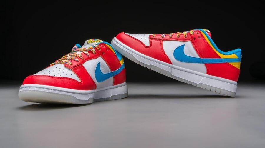 Nike Dunk Low QS LeBron James Fruity Pebbles DH8009-600 Kleur als op foto Schoenen - Foto 9