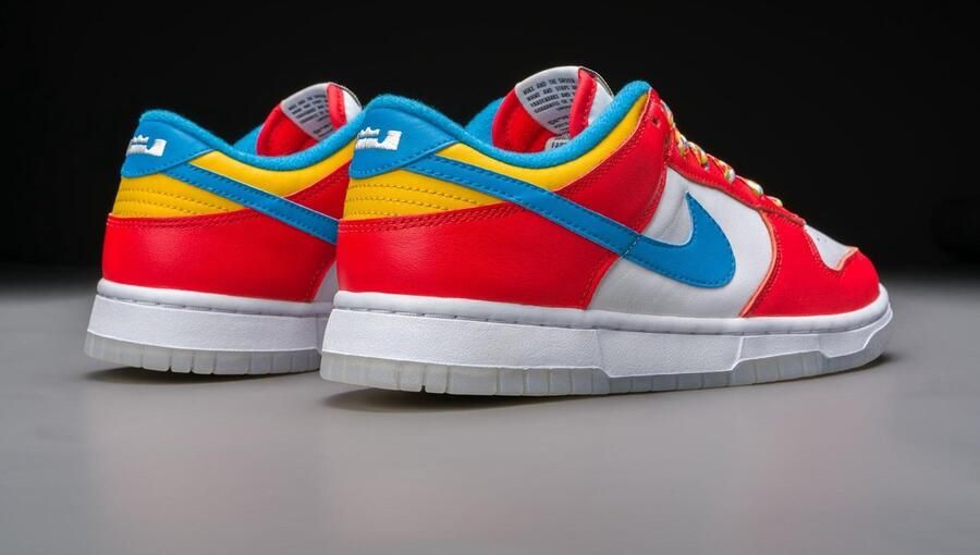 Nike Dunk Low QS LeBron James Fruity Pebbles DH8009-600 Kleur als op foto Schoenen - Foto 7