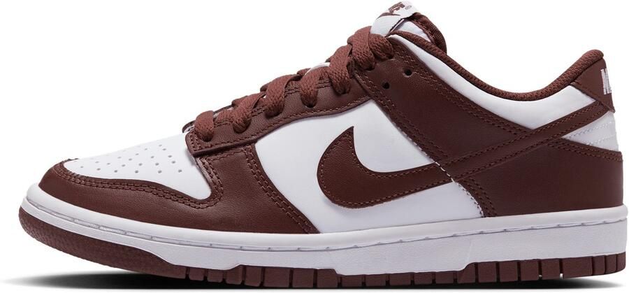 Nike Dunk Low GS Redwood Sneakers Unisex Wit Bordeaux
