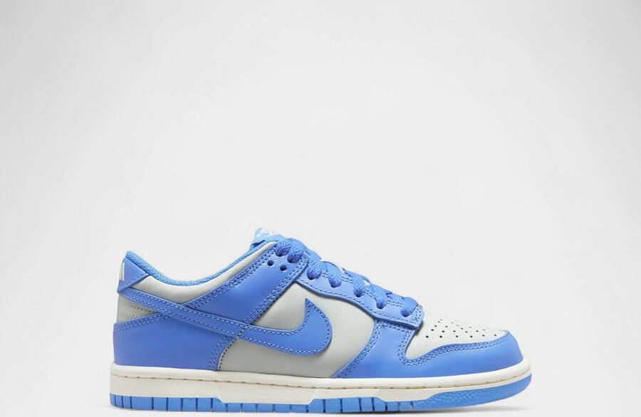Nike Lage Sneakers Dunk Low Light Silver Sail Light Photo Blue (GS) - Foto 1
