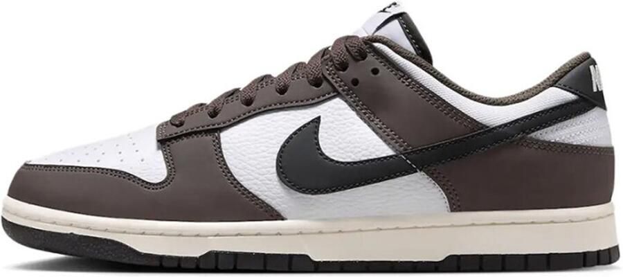 Nike Dunk Low Next Nature Cacao Wow Sneakers Unisex Zwart Bruin Wit - Foto 2