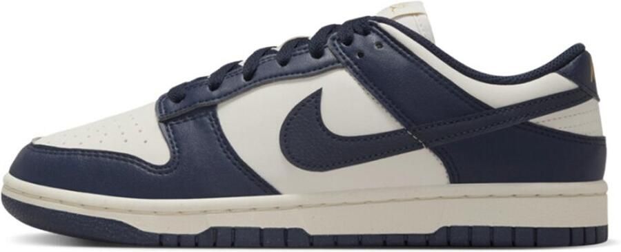 Nike Dunk Low Next Nature Gebroken Wit Donkerblauw Sneakers Doos Zonder Deksel