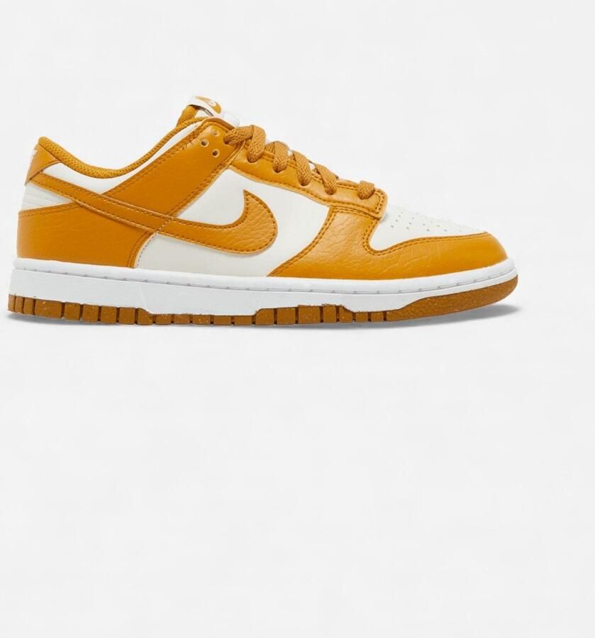 Nike Dunk Low Next Nature Phantom Gold Suede (Women's)