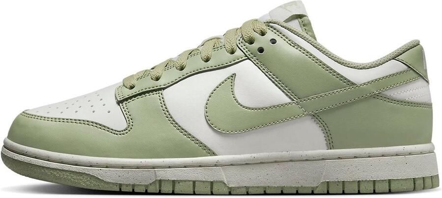 Nike Dunk Low Next Nature Sneakers Olive Aura Groen Wit Dunk Lifestyle Dames
