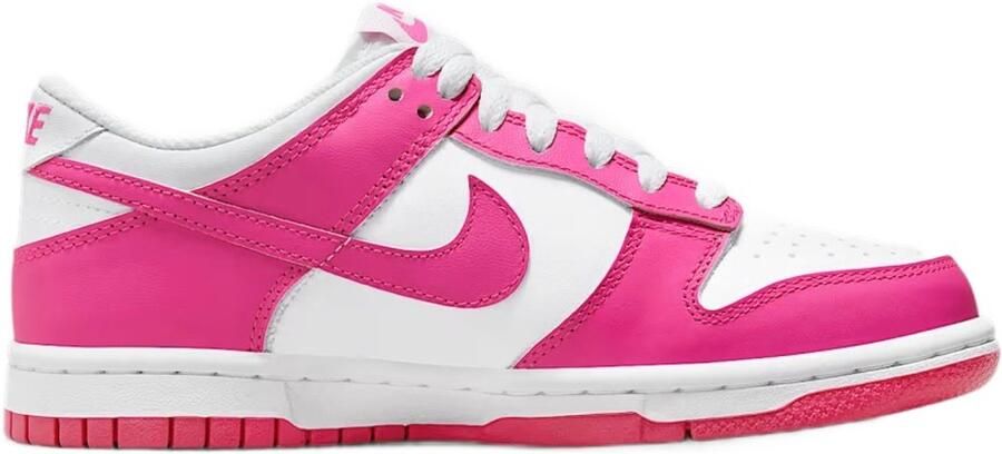 Nike Dunk Low (gs) Sneakers Schoenen white laser fuchsia maat: 40 beschikbare maaten:36 37.5 38.5 39 40 - Foto 2