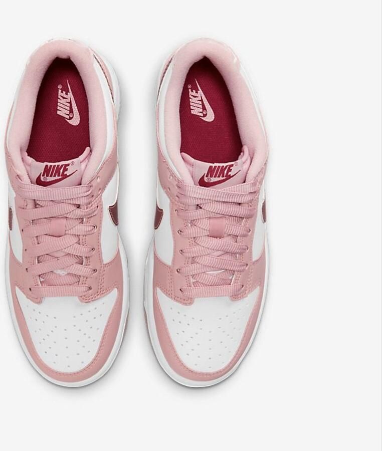 Nike Dunk Low Junior Pink Glaze White Pomegranate Pink Glaze Kind Pink Glaze White Pomegranate Pink Glaze - Foto 3