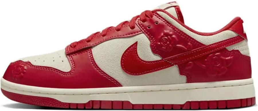 Nike Dunk Low Dames Sneaker Rood Wit Doos zonder deksel - Foto 2