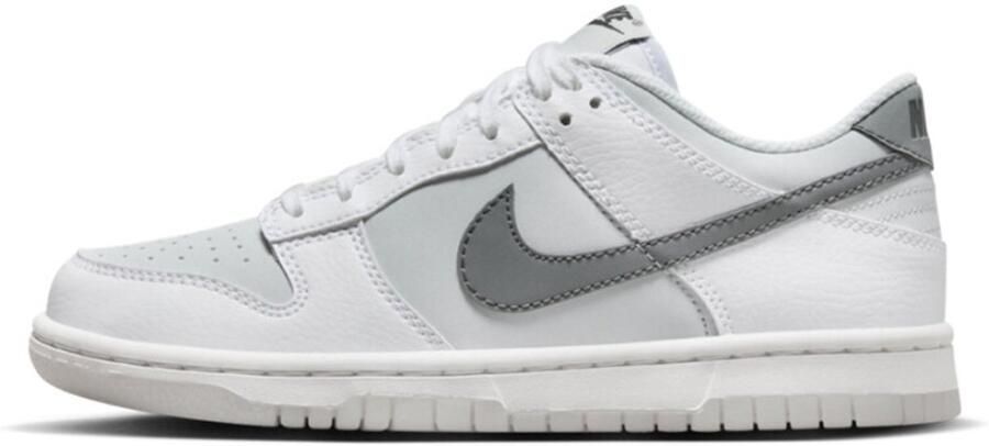 Nike kinderschoenen Dunk Low White Pure Platinum Football Grey Smoke Grey White Pure Platinum Football Grey Smoke Grey - Foto 2