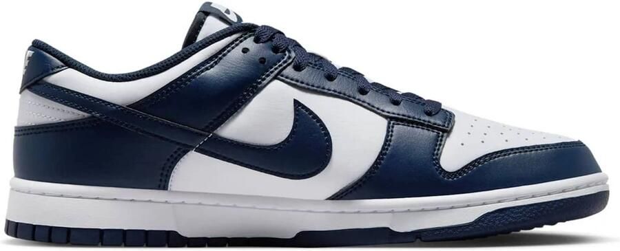 Nike Dunk Low Retro Heren Sneaker Blauw Wit Doos zonder deksel