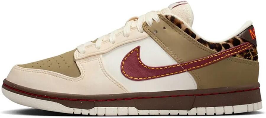 Nike Dunk Low Retro Khaki Team Red Pearl White (W)